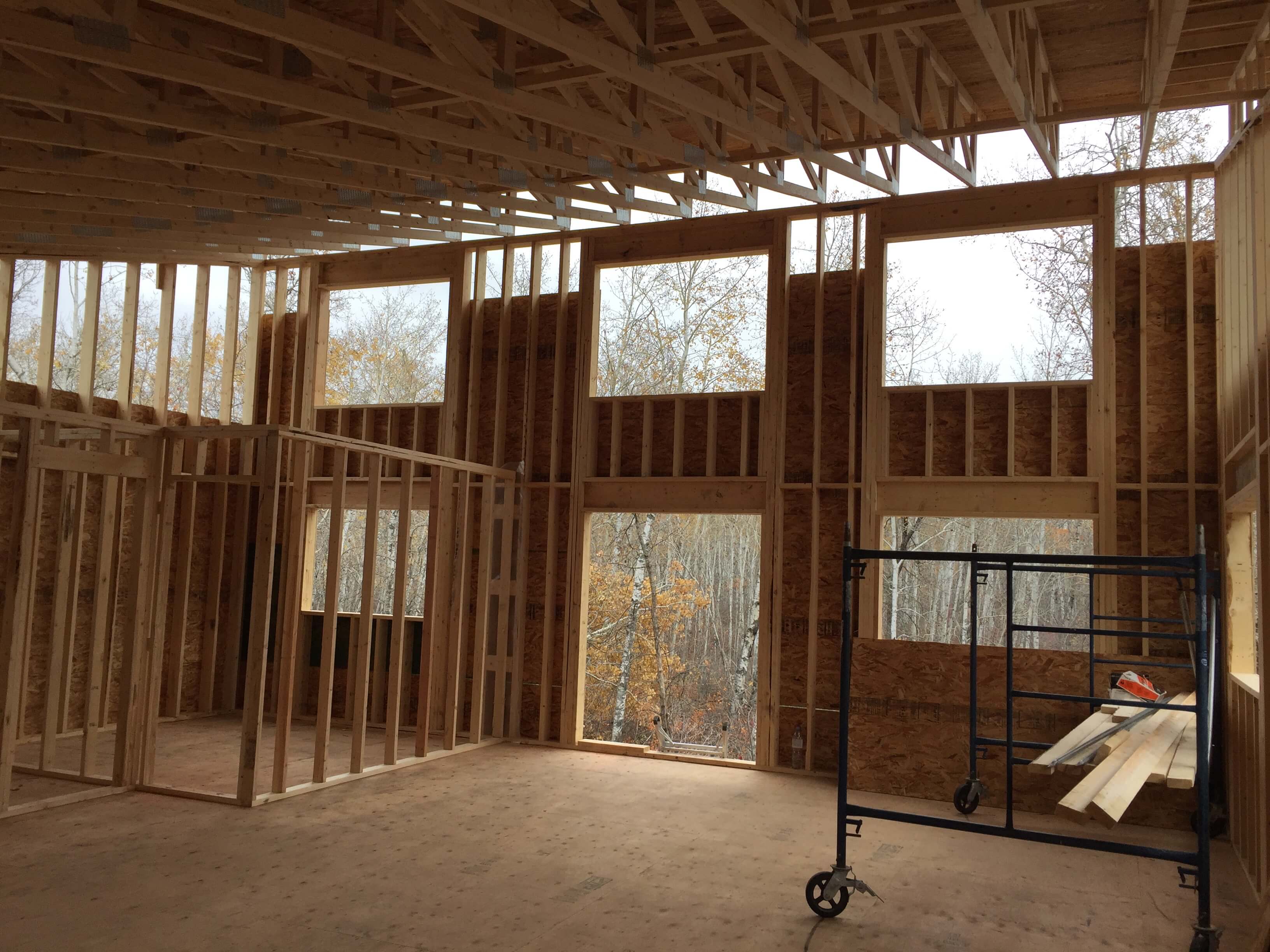 Complete framing and structural work for homes and cottages 