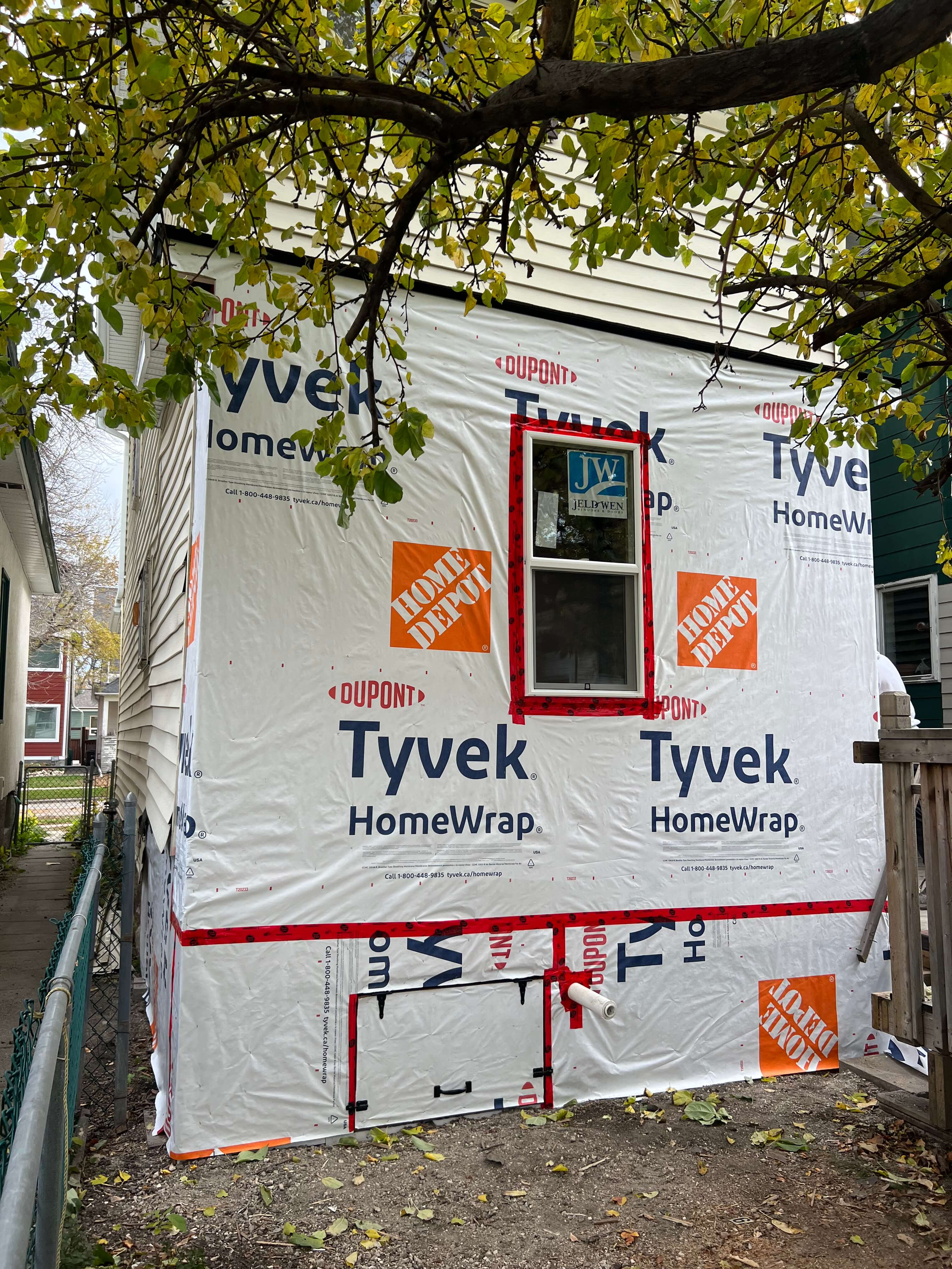 City home siding work