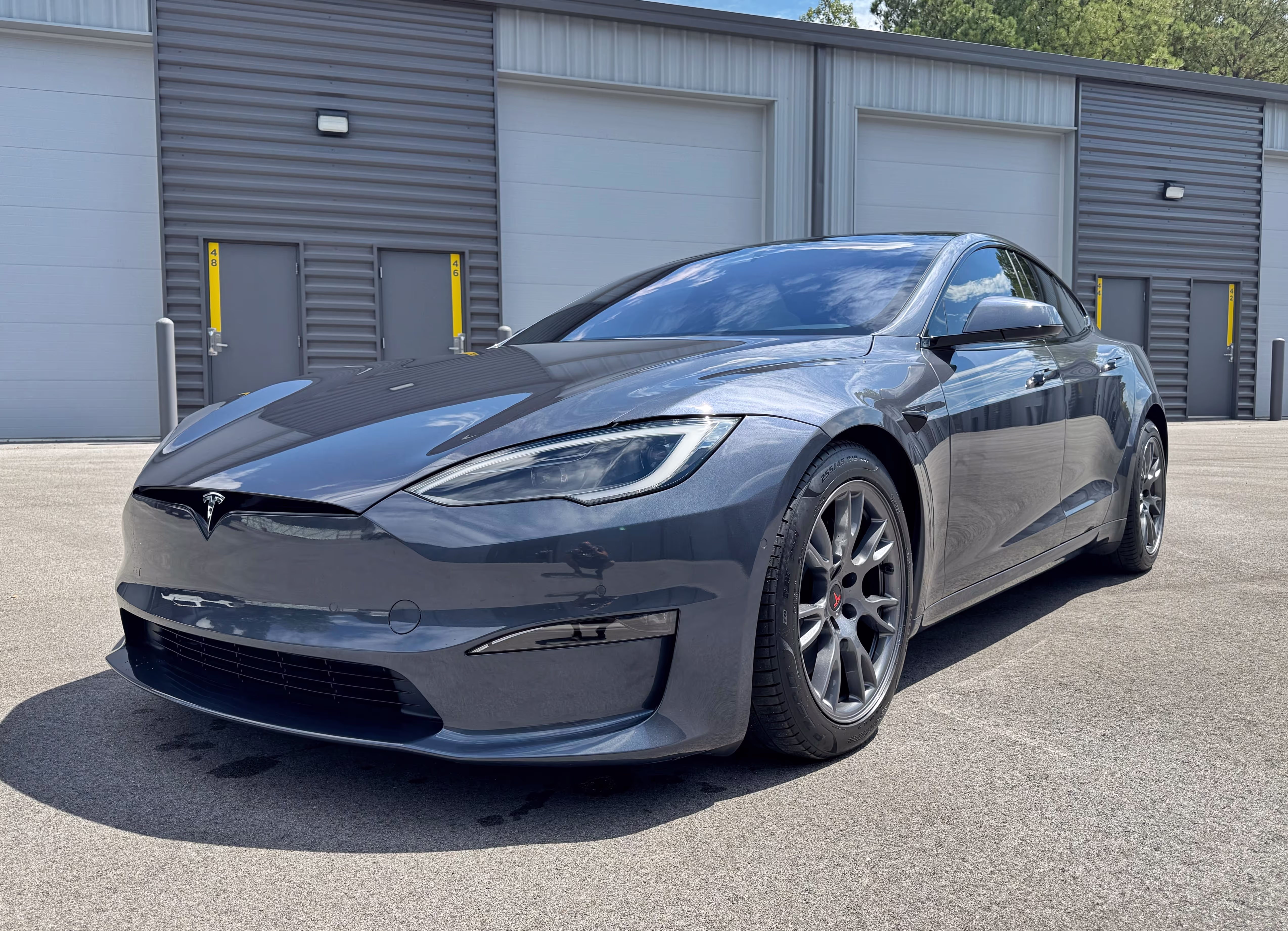 2024 Tesla detailed and coated by Big Dog Detail