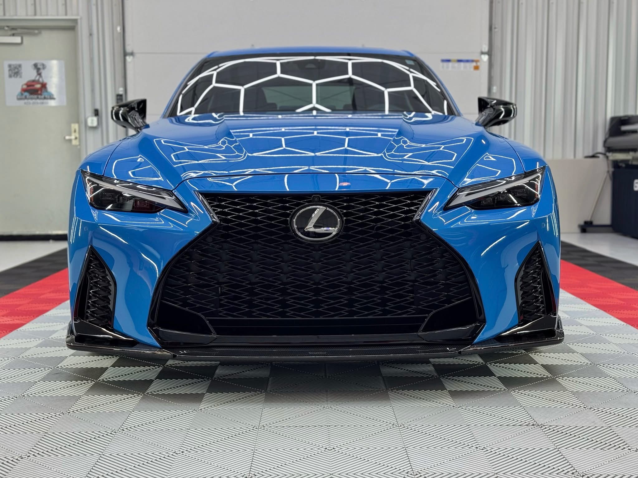 Blue Lexus after ceramic coating