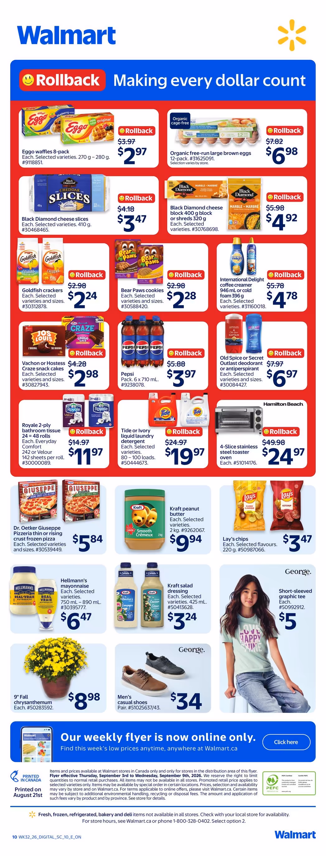 Walmart flyer September 3 – September 9, 2026 - page 2 of 39