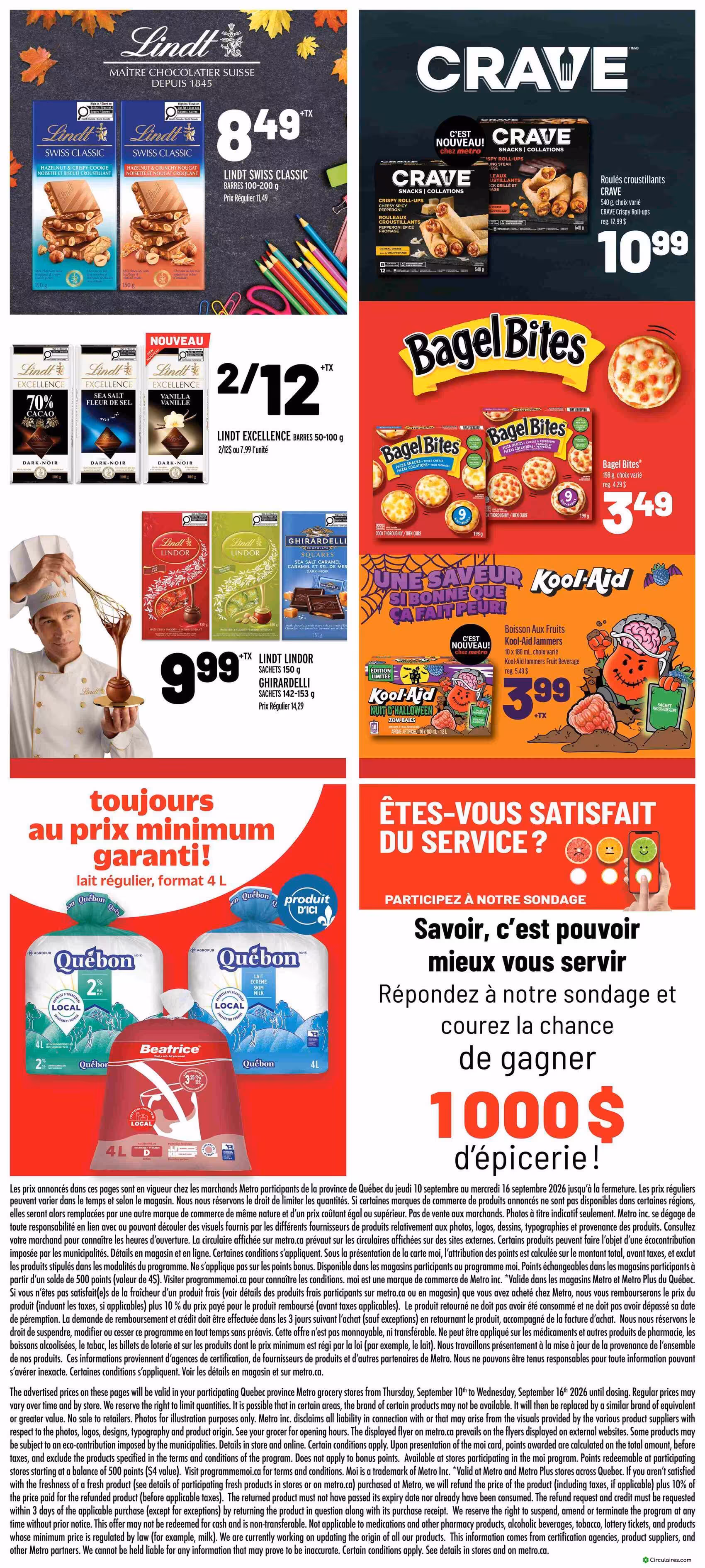 Circulaire Metro du jeudi 10 septembre au mercredi 16 septembre 2026 - page 18 of 18