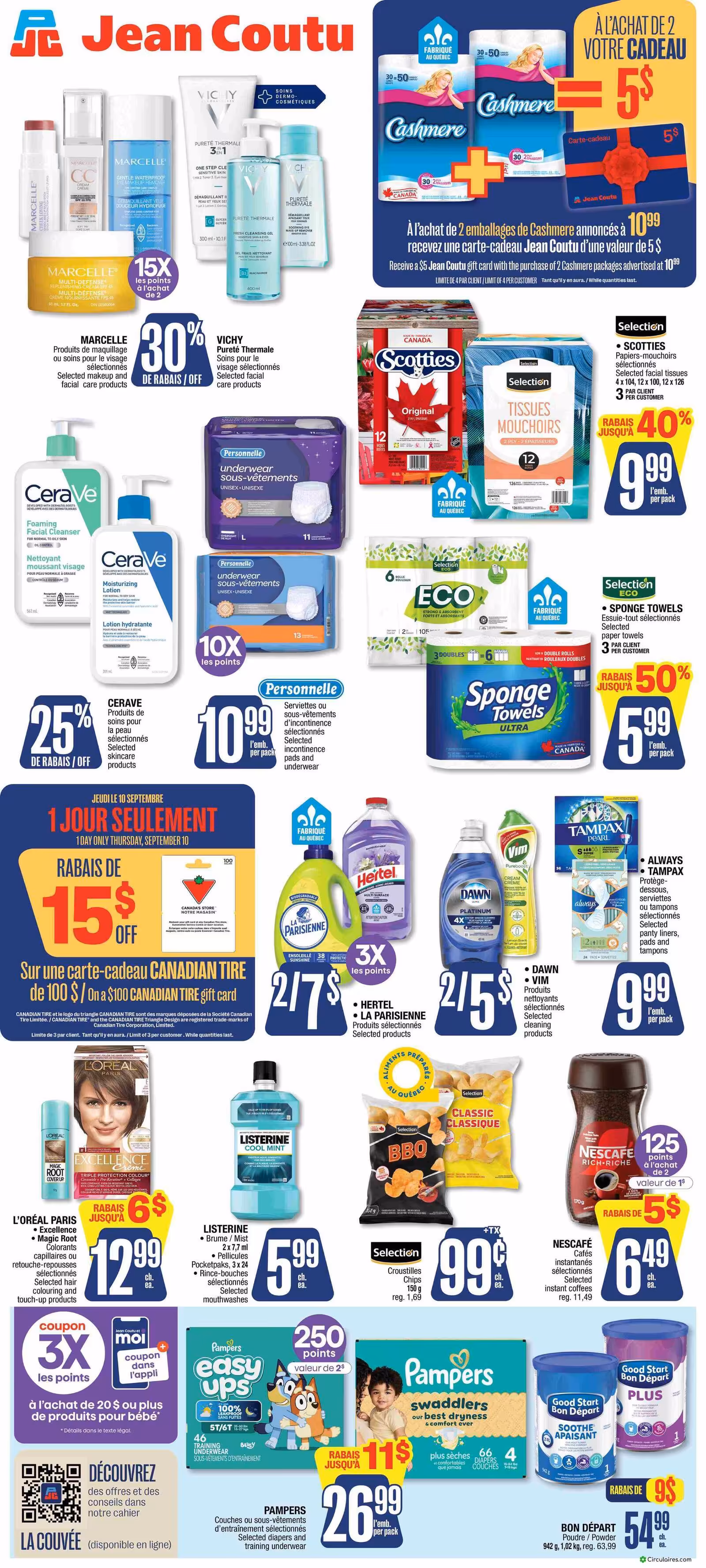 Circulaire Jean Coutu du jeudi 10 septembre au mercredi 16 septembre 2026 - page 2 of 11