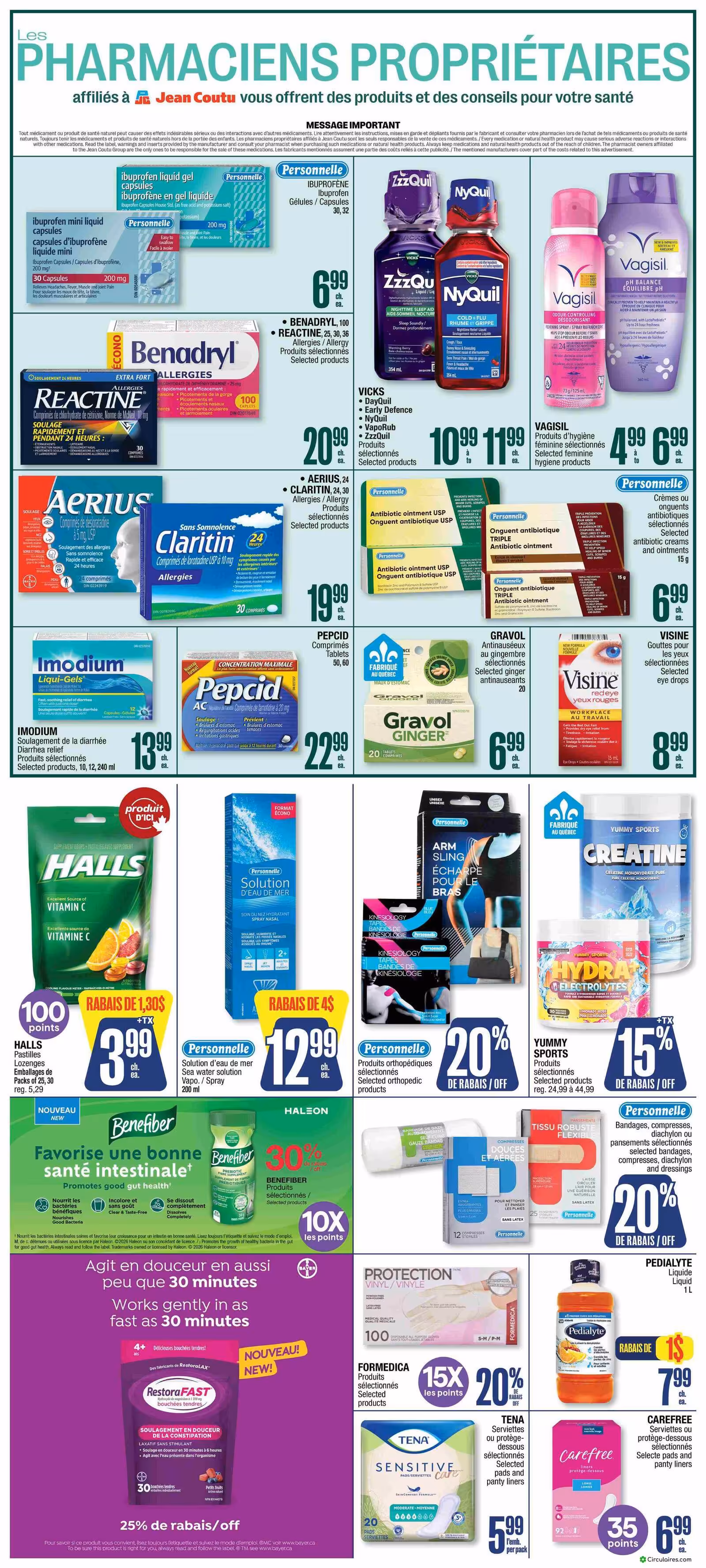 Circulaire Jean Coutu du jeudi 10 septembre au mercredi 16 septembre 2026 - page 4 of 11