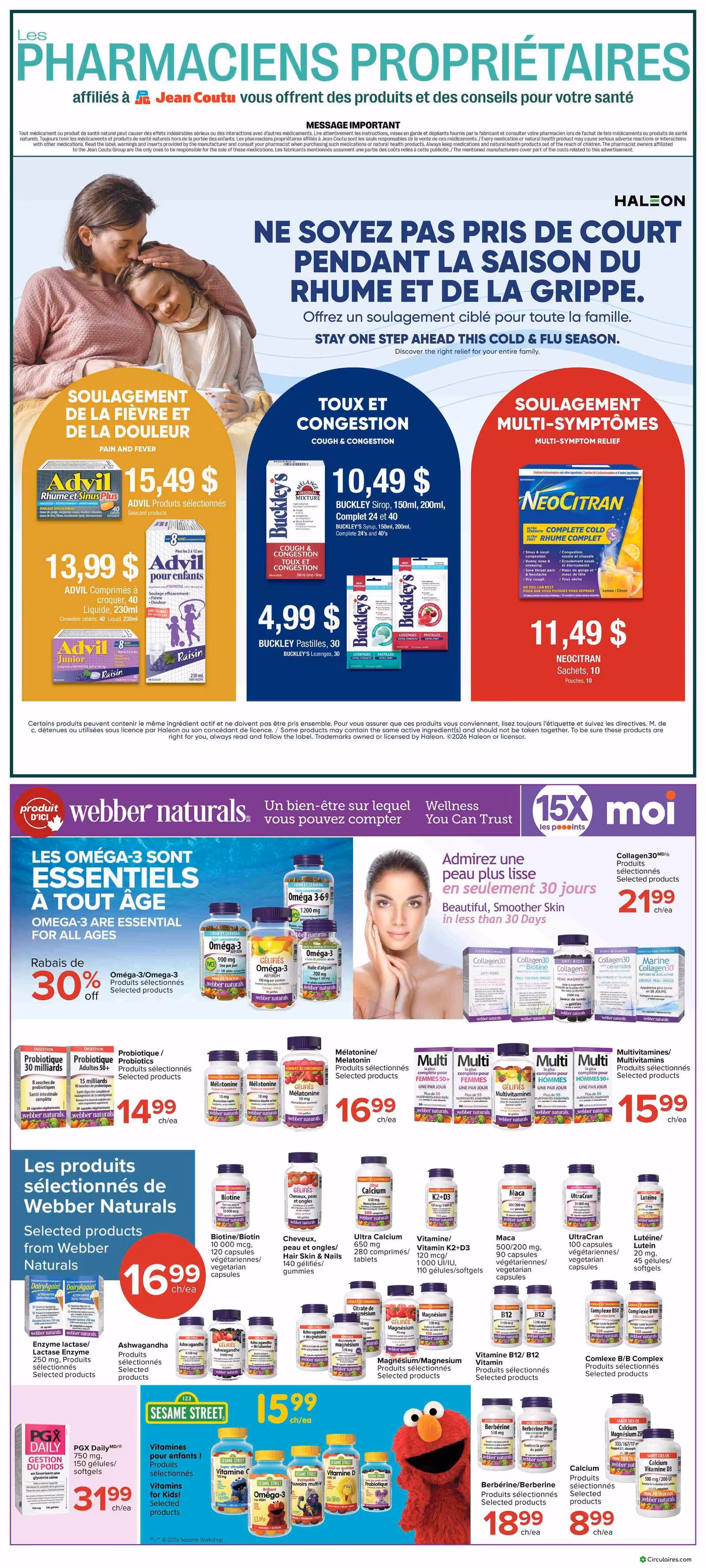 Circulaire Jean Coutu du jeudi 10 septembre au mercredi 16 septembre 2026 - page 9 of 11