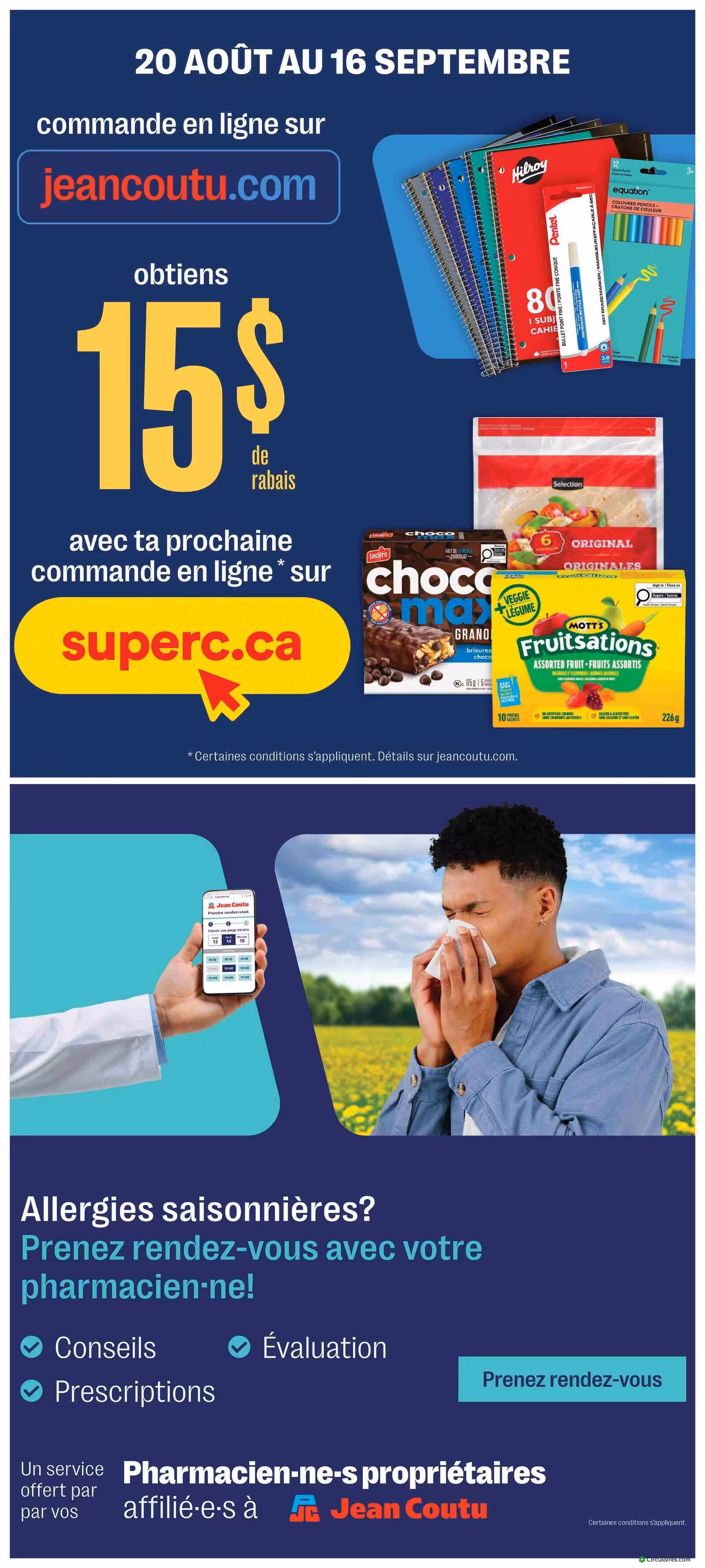 Circulaire Jean Coutu du jeudi 10 septembre au mercredi 16 septembre 2026 - page 11 of 11