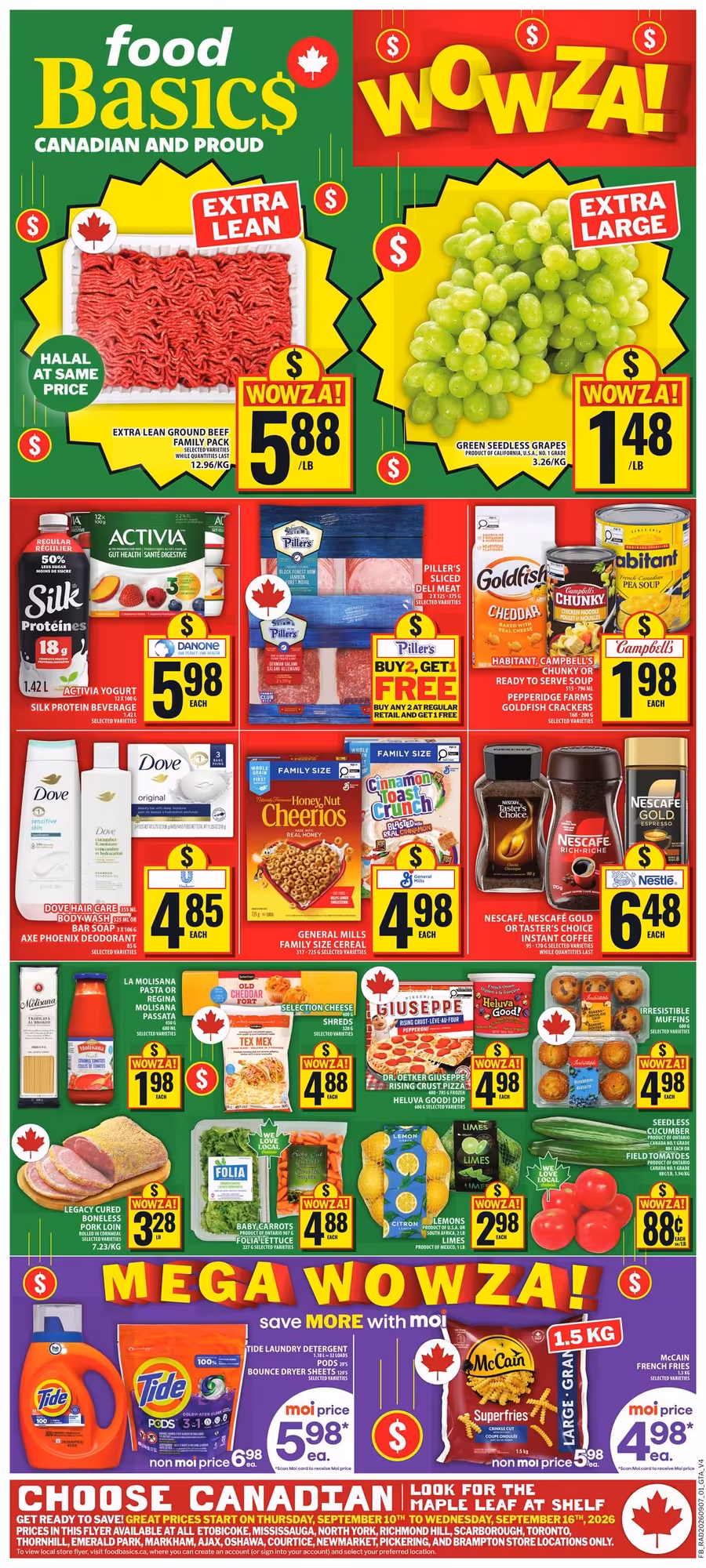 Food Basics flyer September 10 – September 16, 2026 - page 1 of 16
