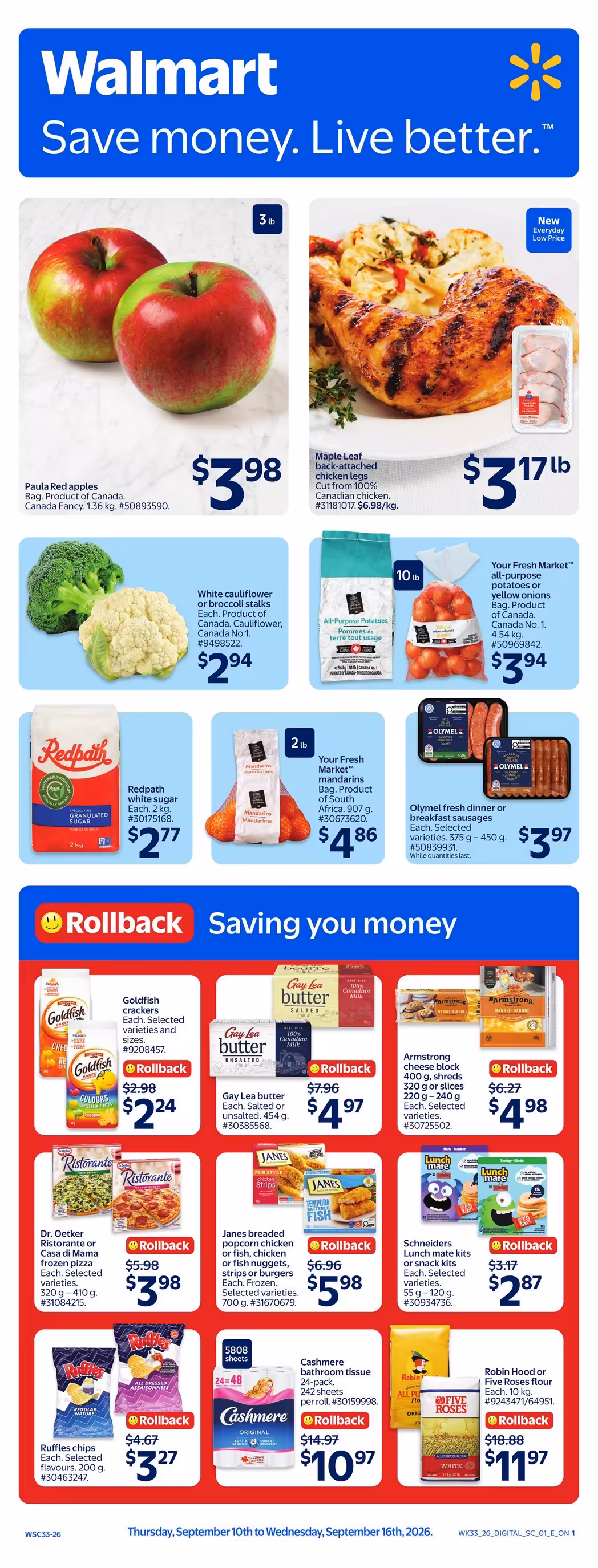 Walmart flyer September 10 – September 16, 2026 - page 1 of 35