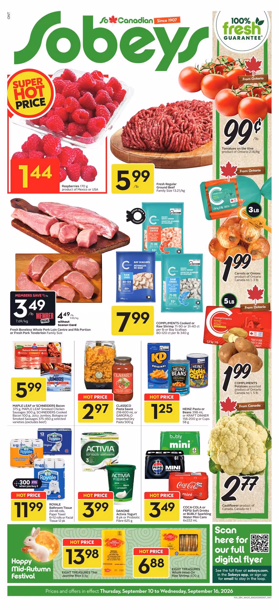 Sobeys flyer September 10 – September 16, 2026 - page 1 of 23