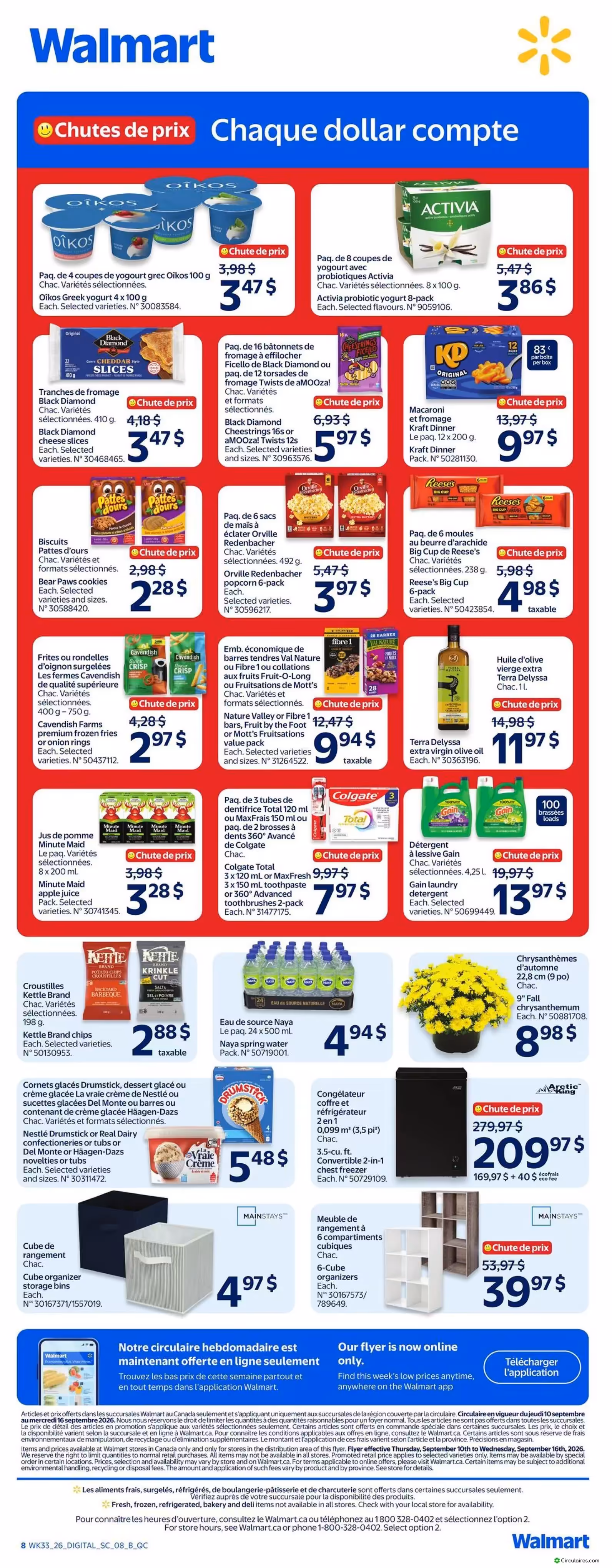 Circulaire Walmart du jeudi 10 septembre au mercredi 16 septembre 2026 - page 2 of 34