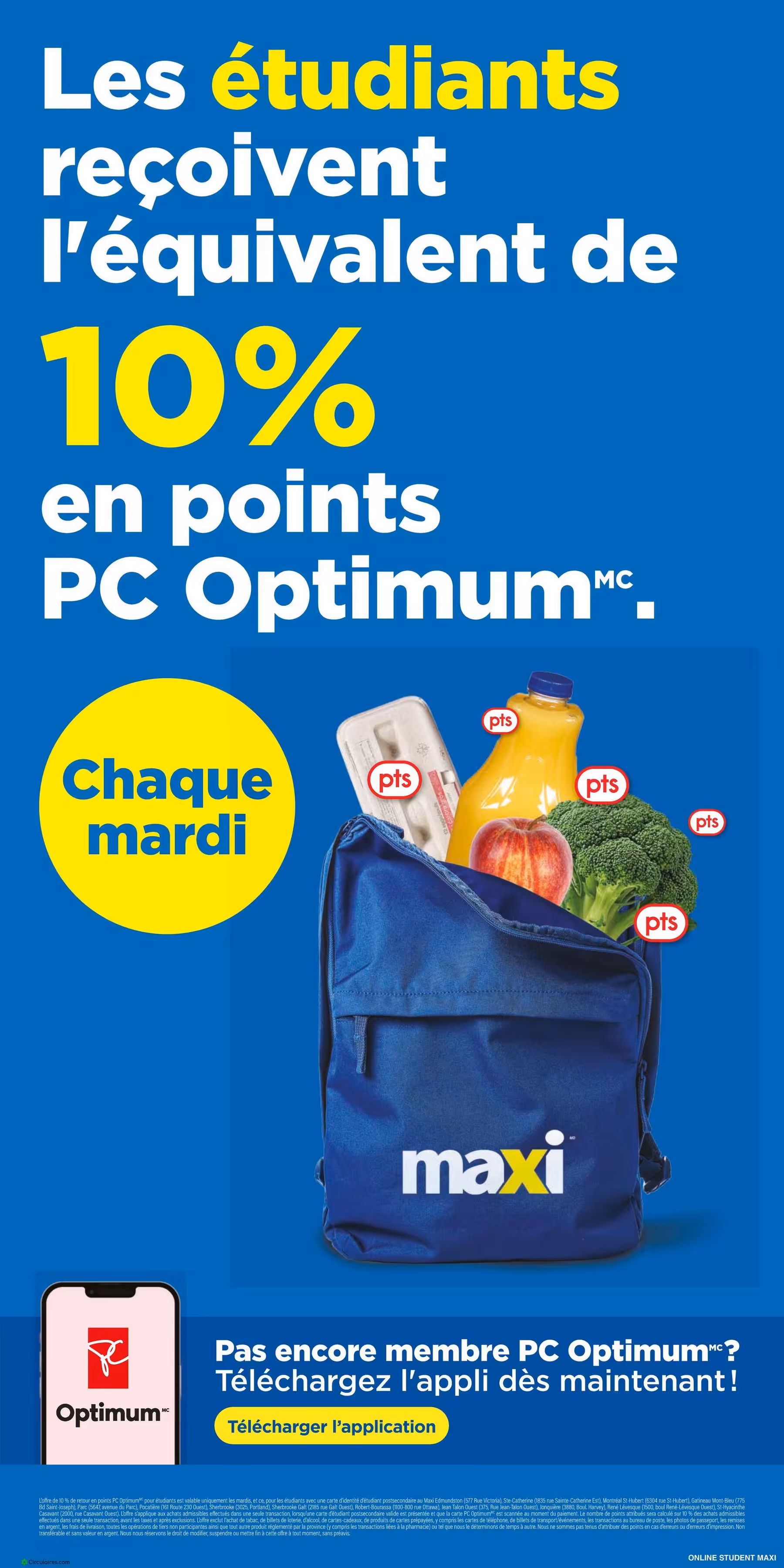 Circulaire Maxi du jeudi 17 septembre au mercredi 23 septembre 2026 - page 14 of 14