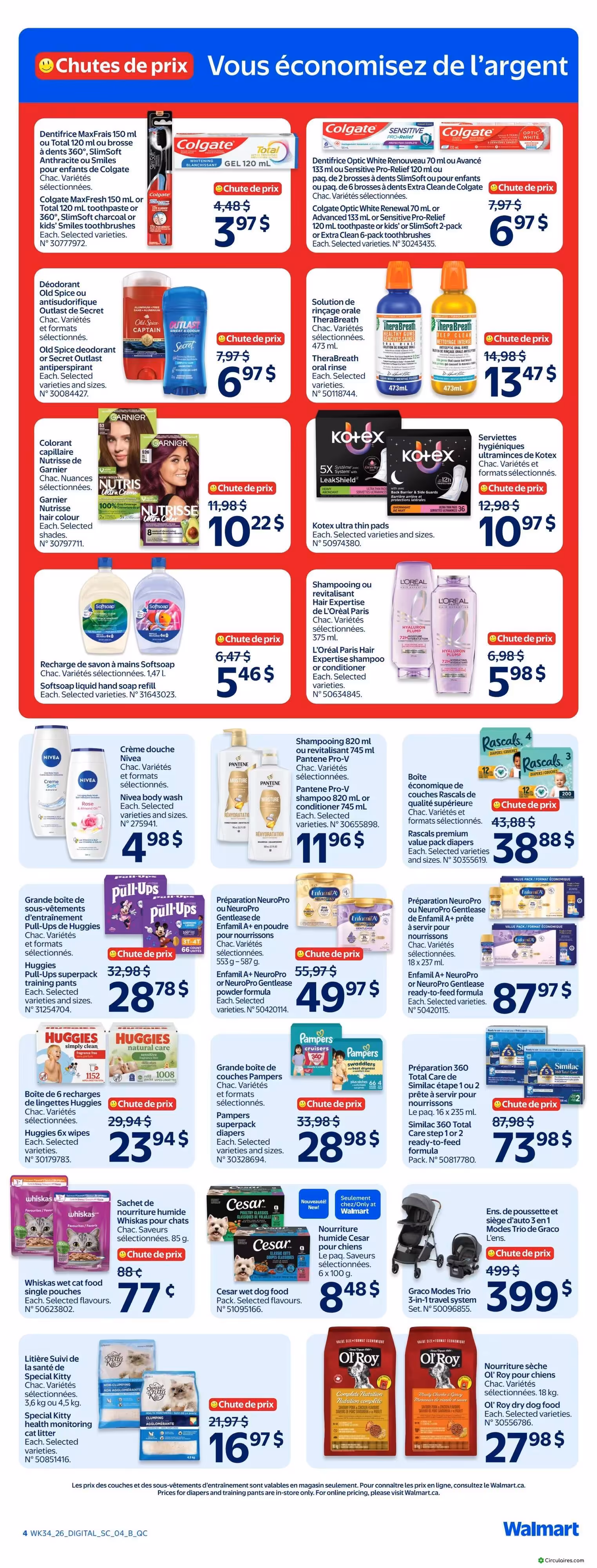 Circulaire Walmart du jeudi 17 septembre au mercredi 23 septembre 2026 - page 4 of 6