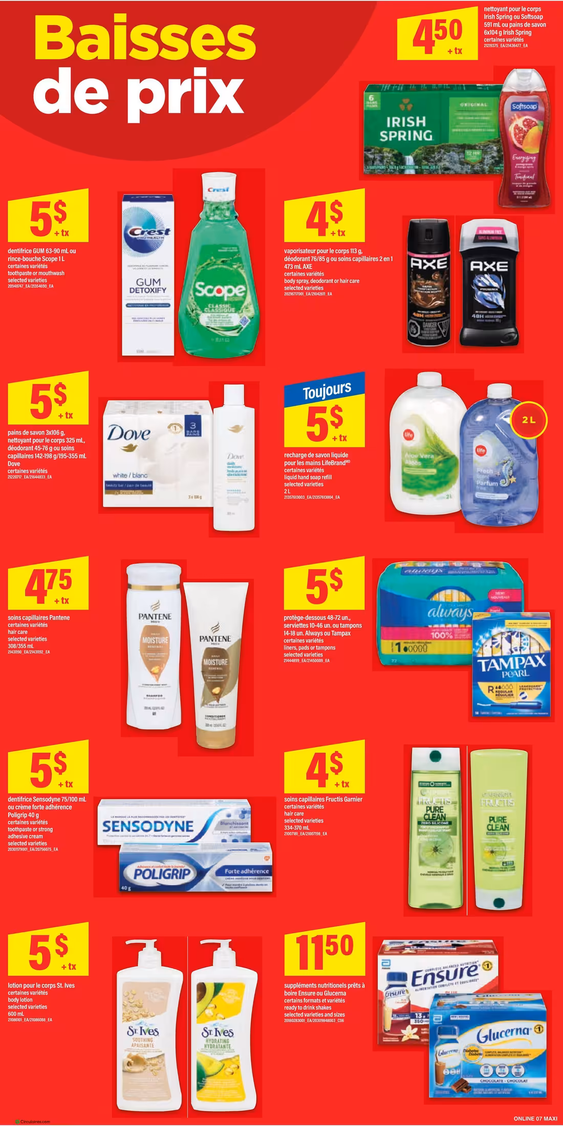 Circulaire Maxi du jeudi 24 septembre au mercredi 30 septembre 2026 - page 13 of 18