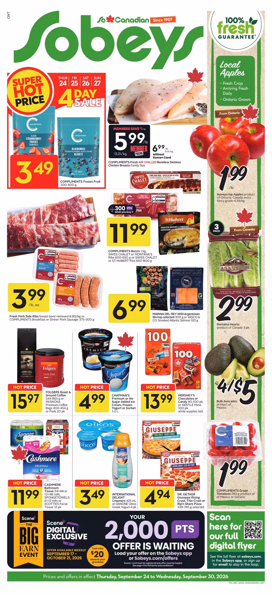 Sobeys flyer September 24 – September 30, 2026 - page 1 of 24