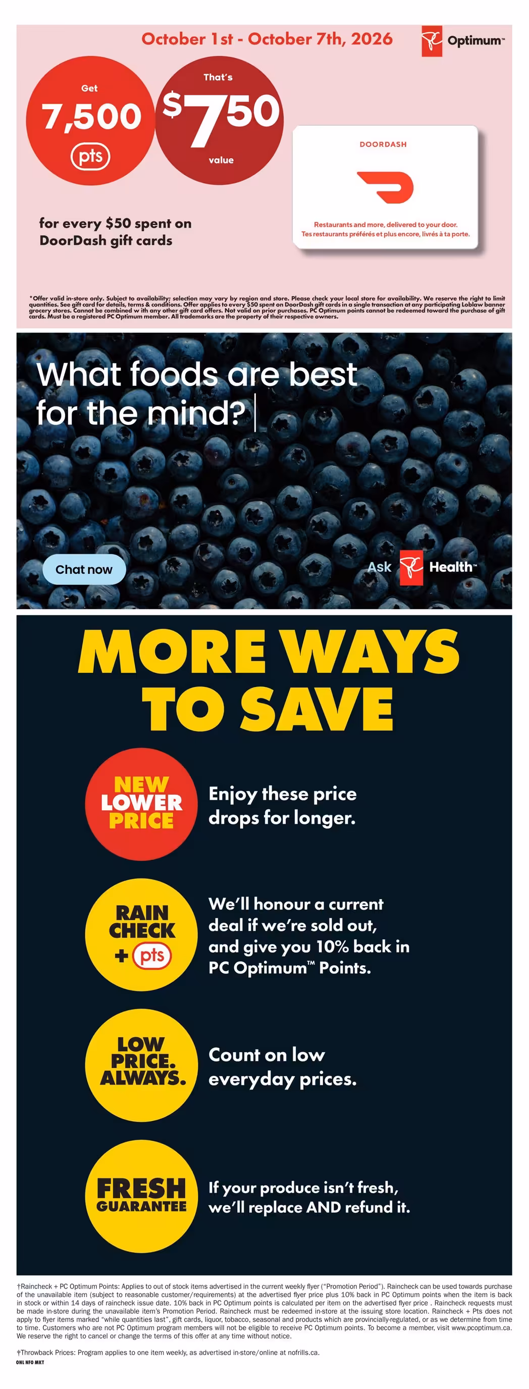 No Frills flyer October 1 – October 7, 2026 - page 21 of 21