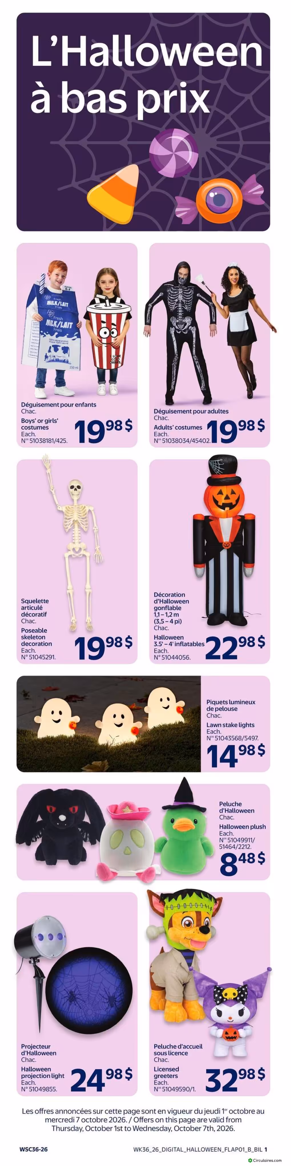 Circulaire Walmart du jeudi 1 octobre au mercredi 7 octobre 2026 - page 23 of 26