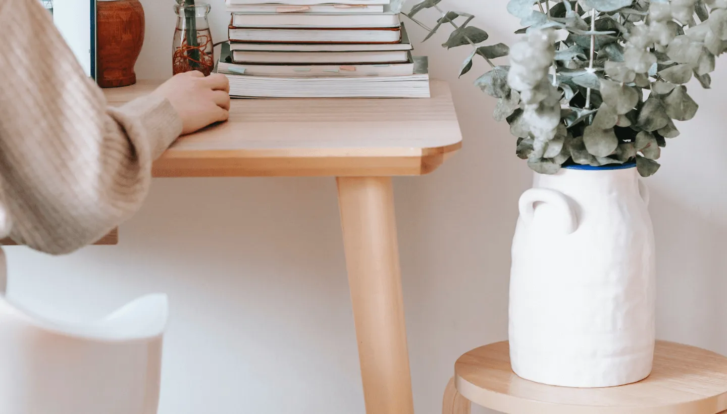 A small business office
