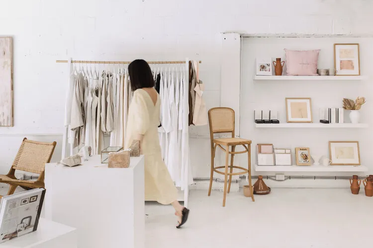 A small business owner in their store,