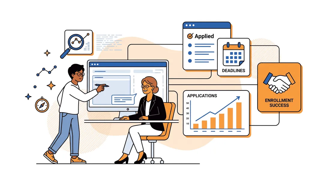 Cover image for the complete guide to student enrollment management