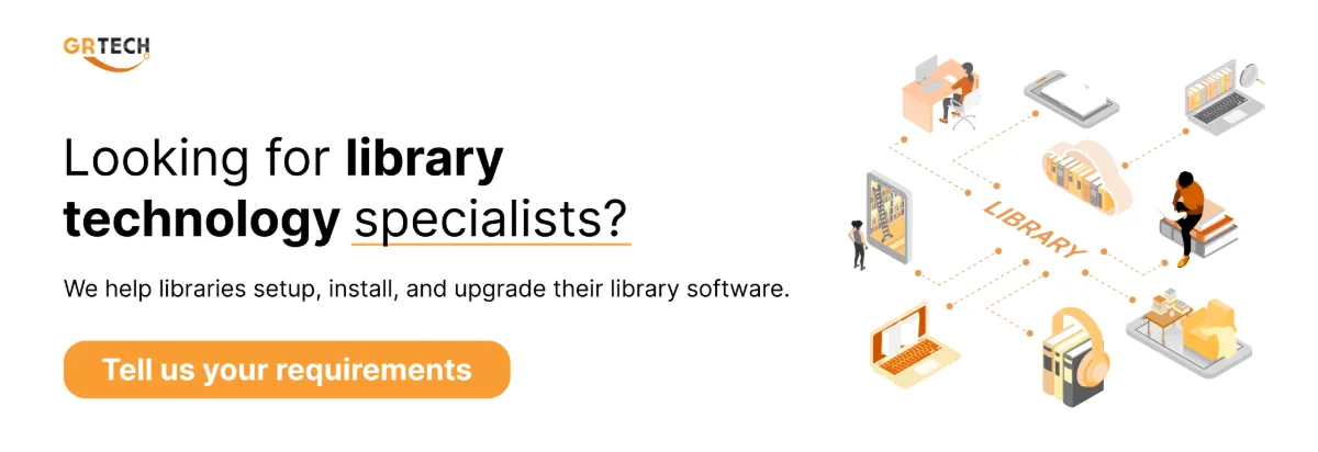 Looking for library technology specialists? Contact GR Tech