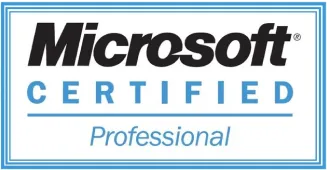 Microsoft certified professional badge