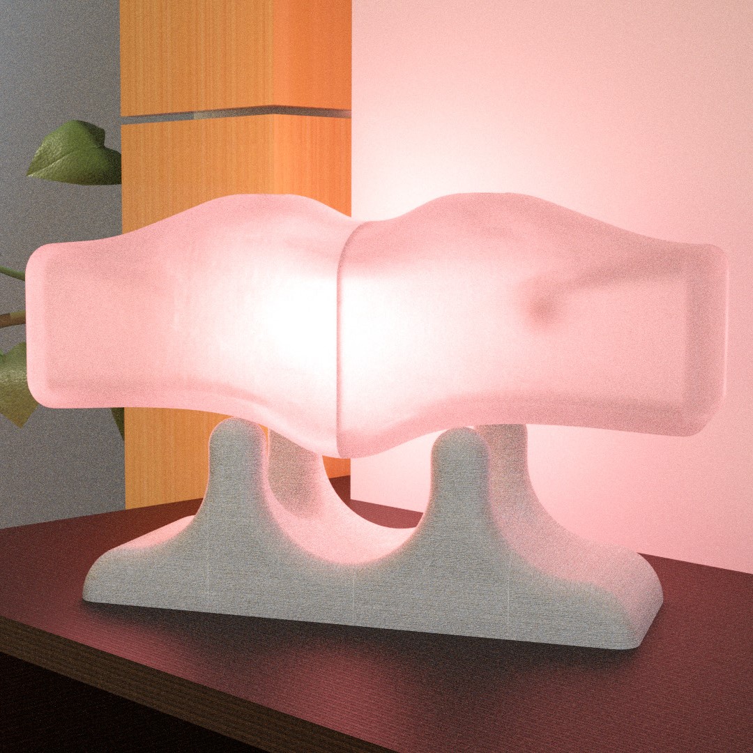 Bitewise smart restaurant recommendation device, featuring a white box with a QR code, a blue button, an embedded thermal printer, and a spring-mounted decorative chef hat, set against a blurred, warmly lit background.