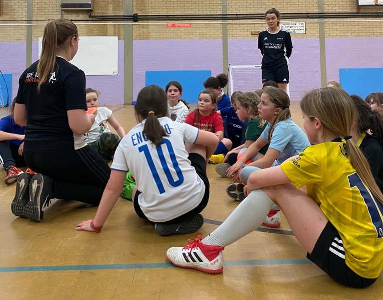 Girls Football Training
