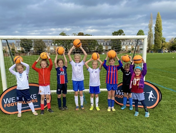 kids football training for girls