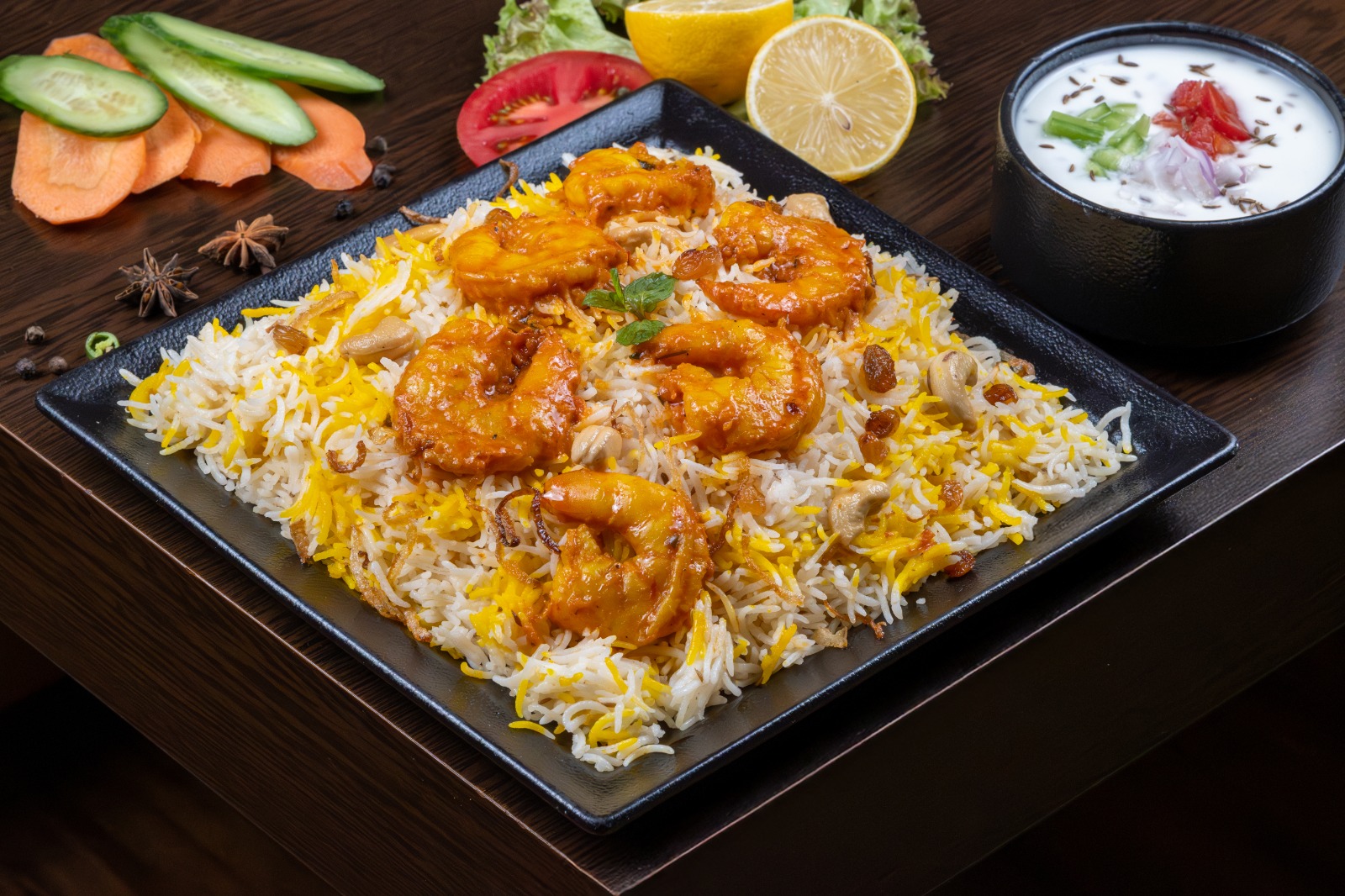 Emperor's Prawn Biryani