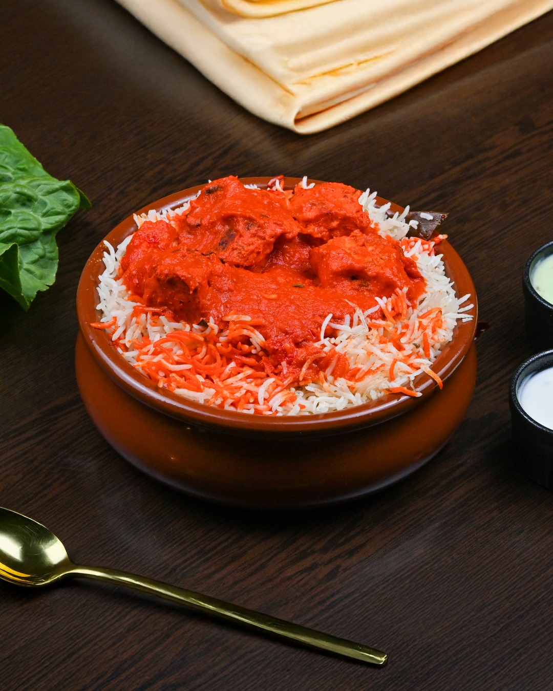 Butter Chicken Biryani (Chicken Boneless Cubes)