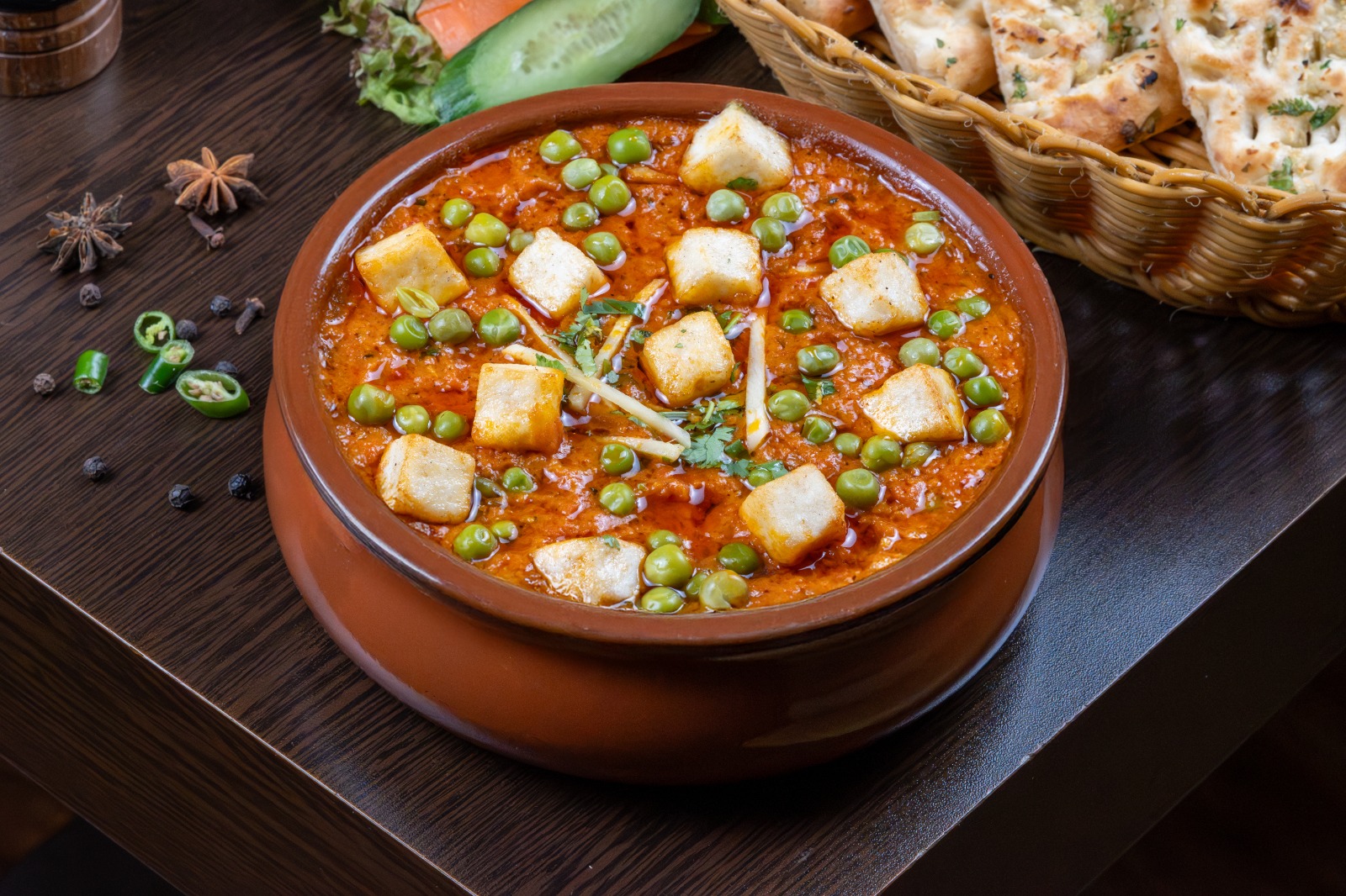 Shahi Mutter Paneer Curry
