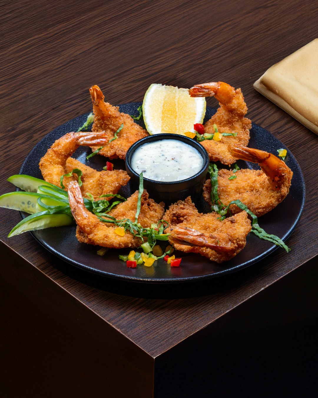 Golden Crispy Fried Prawns (6 Pcs)