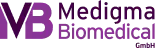 Logo with the letters MB and the text 'Medigma biometrics' to the right.
