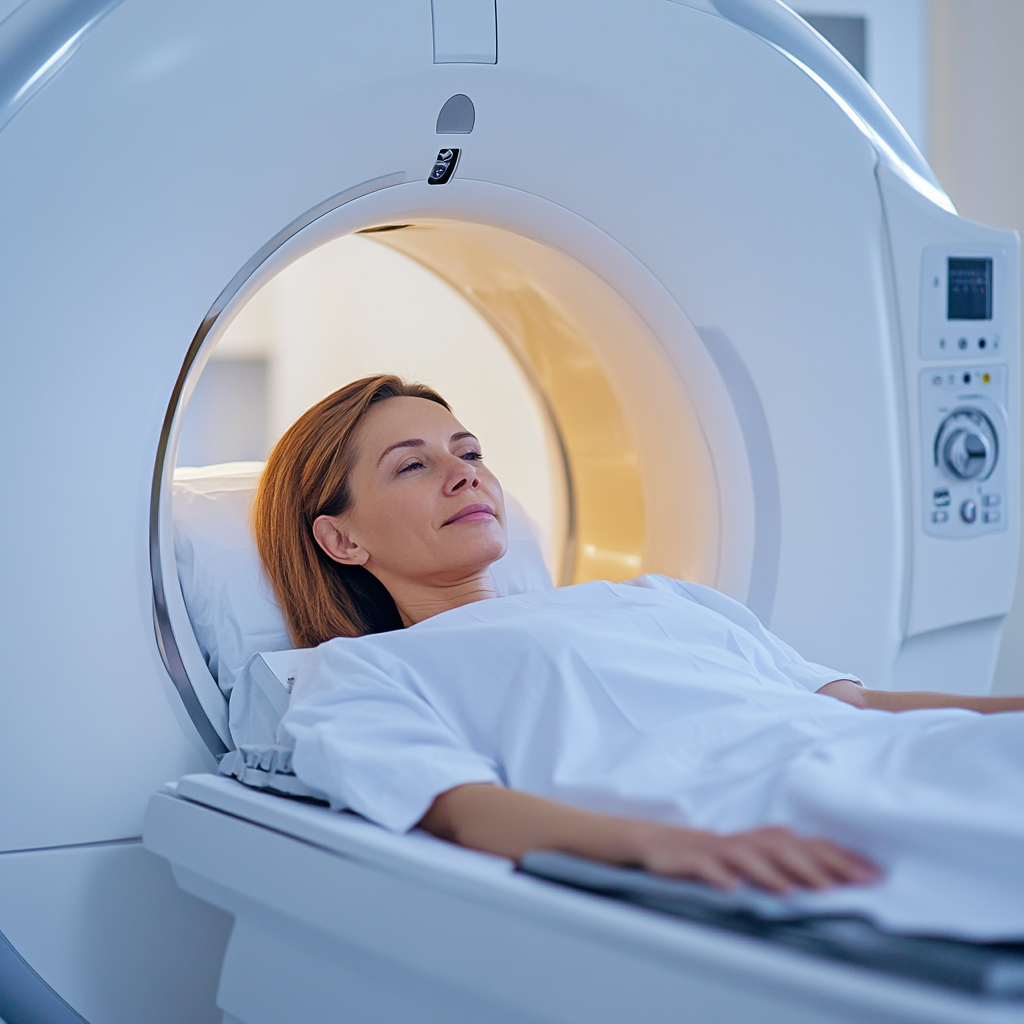 A patient receiving medical imaging services in Florida, highlighting the importance of diagnostic imaging.