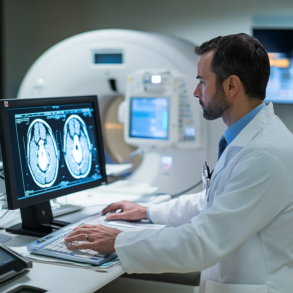 A diagnostic imaging room equipped with state-of-the-art technology for various imaging procedures.