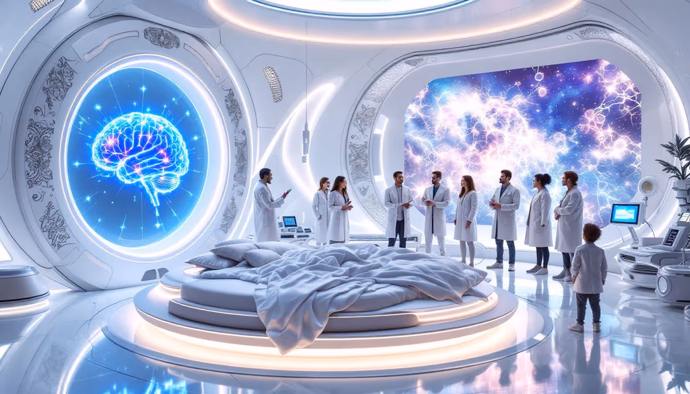 A serene bedroom scene illustrating the importance of sleep in healthy aging.