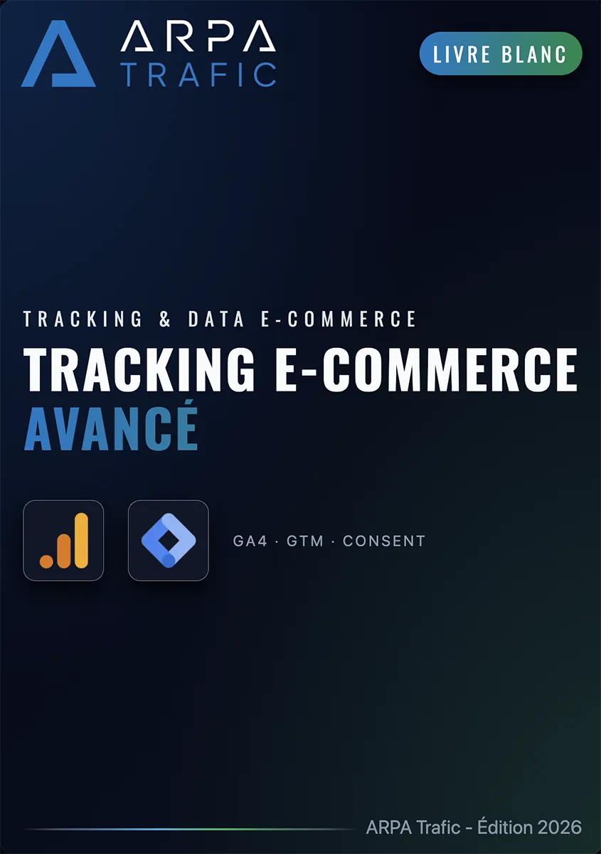 Couverture du livre blanc ARPA Trafic – Tracking e-commerce avancé