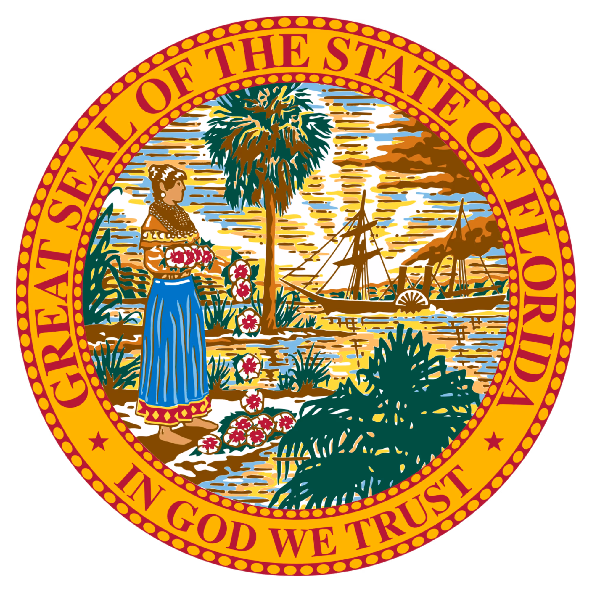 Logo featuring handshake in front of a cityscape with a bus, bicycle, and house illustrations encircled by the text Southeast Overtown/Park West Community Redevelopment Agency.