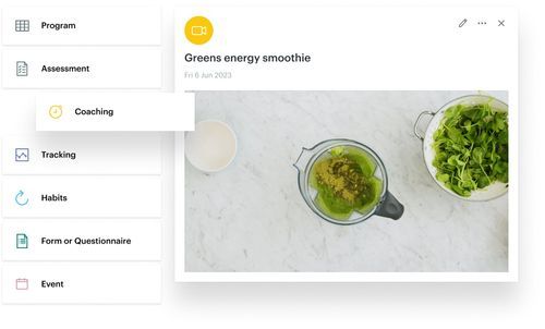 nutrition coaching software