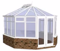 3 Facet Victorian Style Conservatory