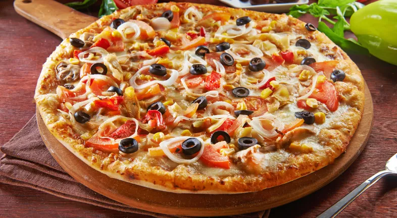 An Italian pizza