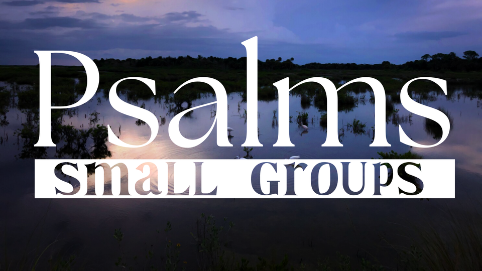 Psalms Small Group Kick-Off