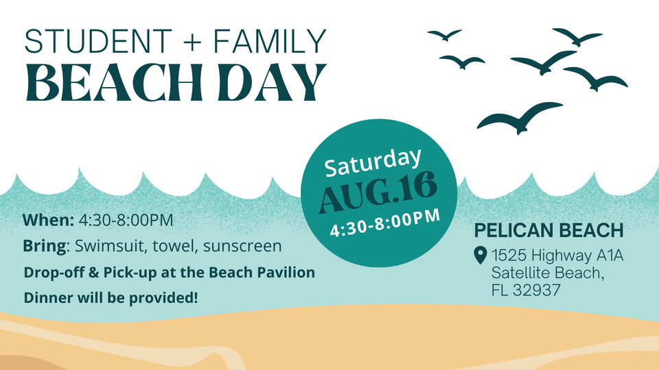 Student & Family Beach Day