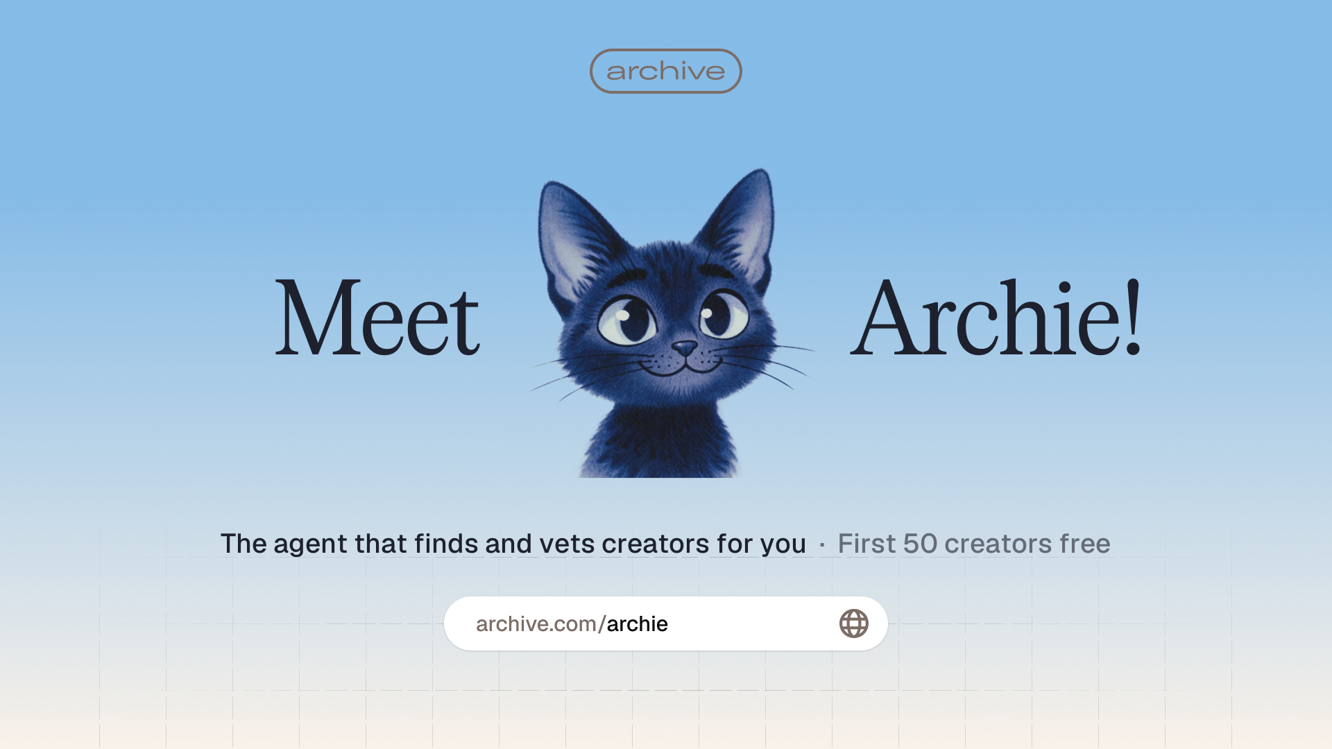 Meet @Archie (2 minute read)