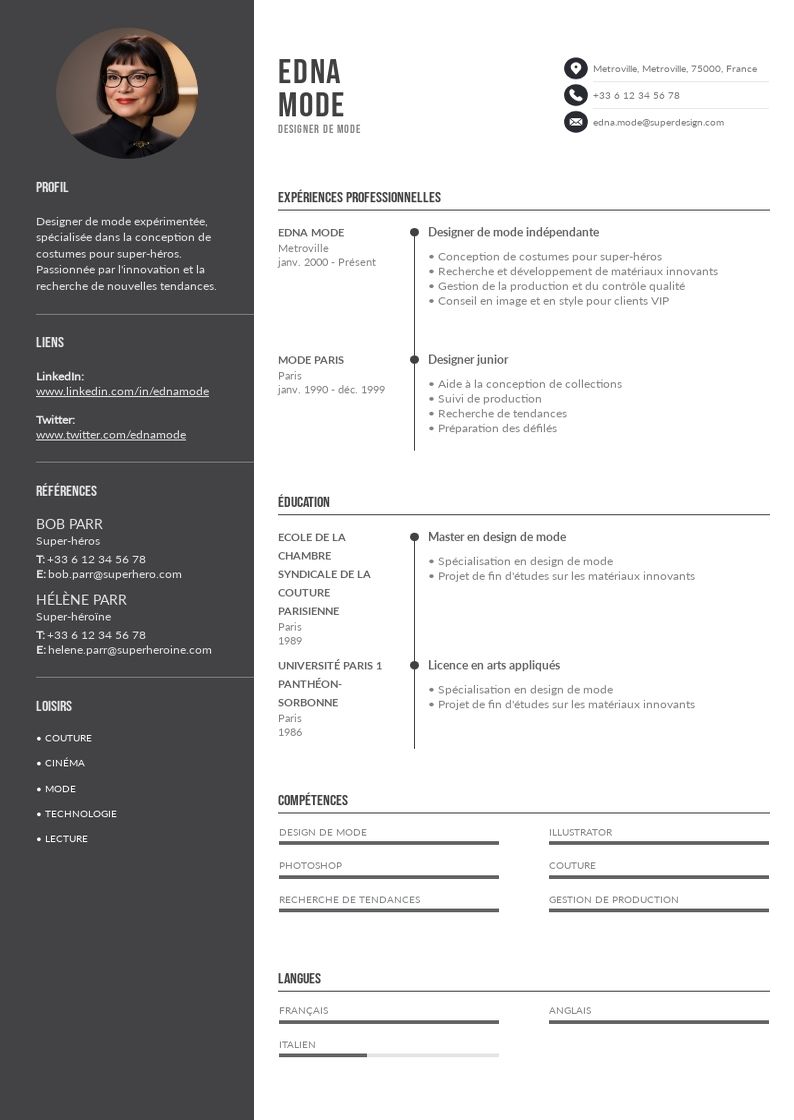 CV Designer 2026 Exemples Par Sp cialit Guide Complet CV Designer 2026 Exemples Par Sp cialit Guide Complet
