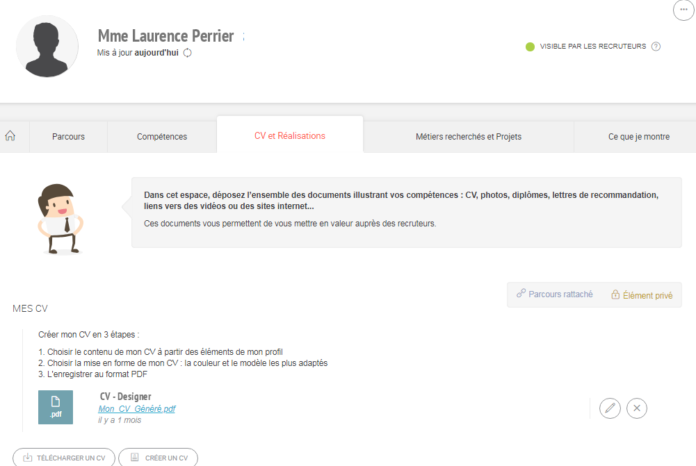 Illustration de complétion de compétences