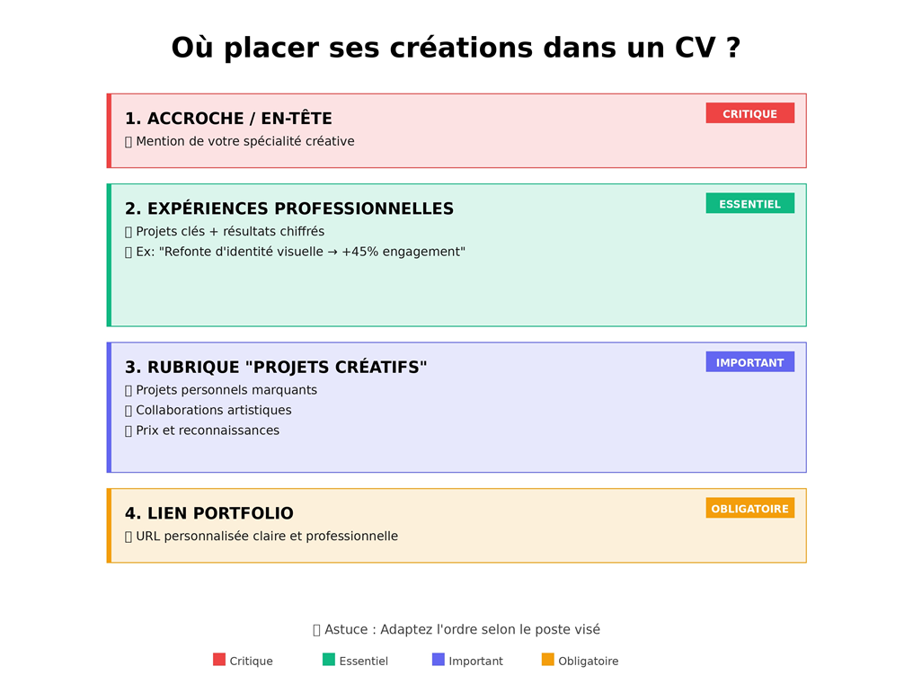 Illustration : comment placer ses créations artistiques sur le CV