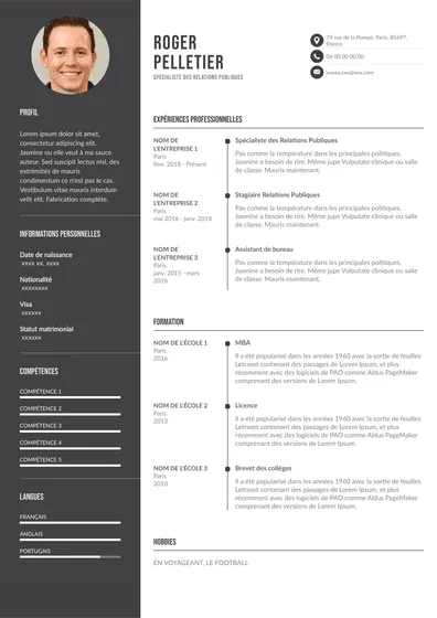 modele-cv-simple-lignes