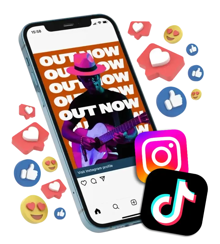 Custom graphics and videos - Ditto Music Promo