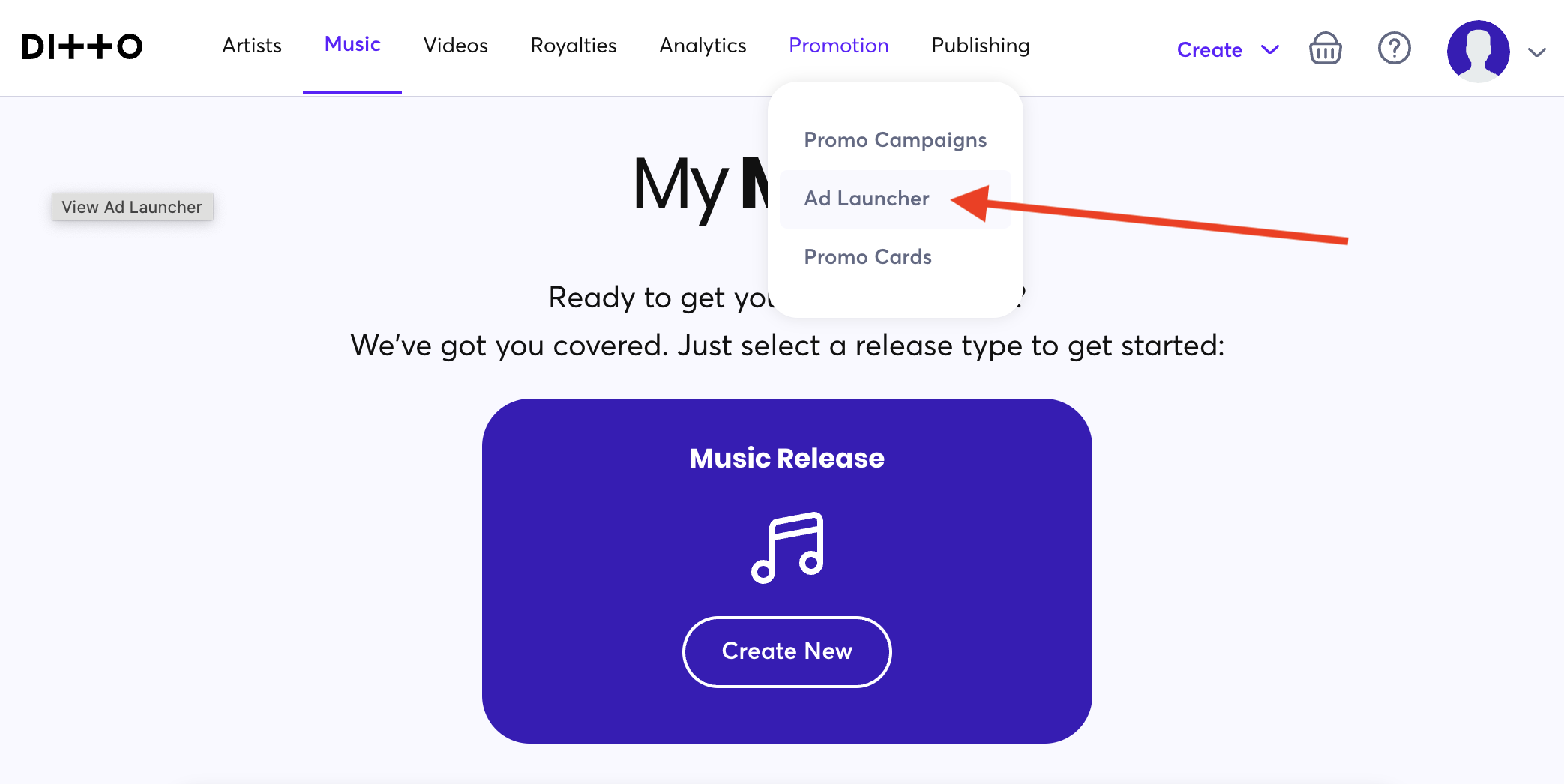 Run ads for your music